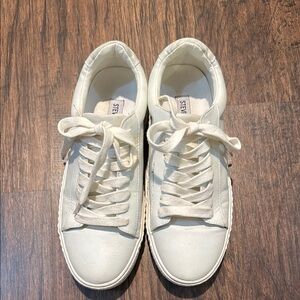 Steve Madden White Leather sneakers